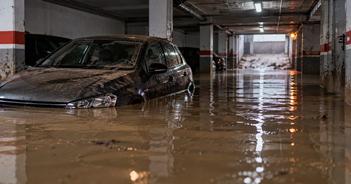 Inundación de coche por DANA: seguro, Consorcio y cómo reclamar