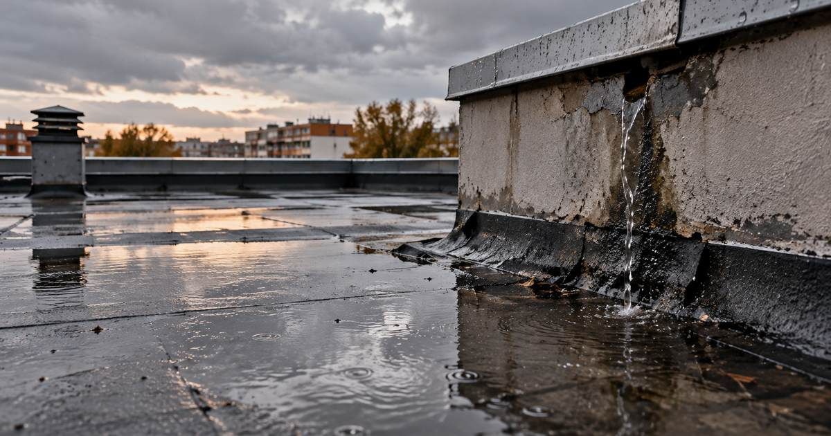Cubiertas y tejados: filtraciones de otoño que acaban en daño estructural